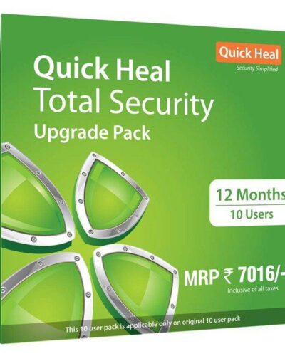 Renewal, 10 Users, 1 Year, Quick Heal Total Security