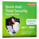 Renewal, 10 Users, 3 Years, Quick Heal Total Security