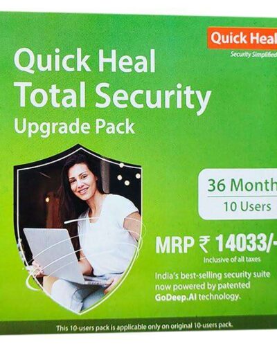 Renewal, 10 Users, 3 Years, Quick Heal Total Security